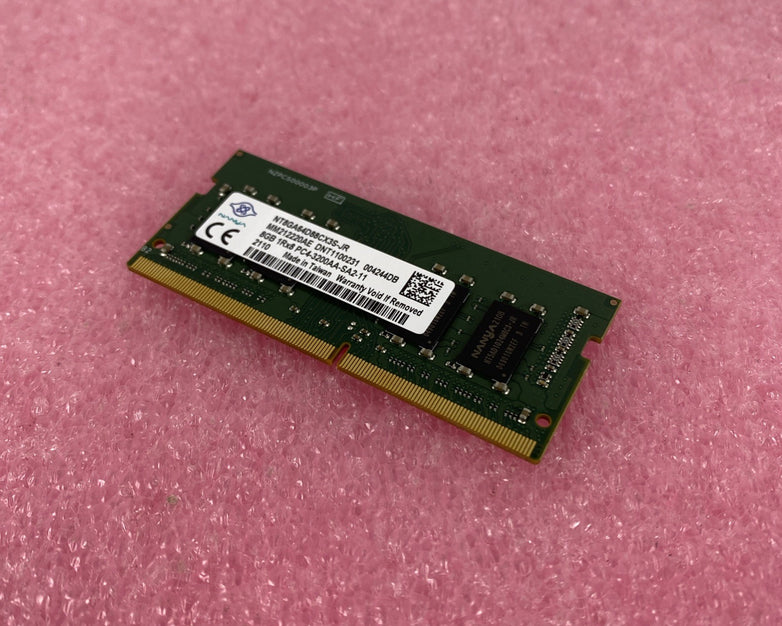 Nanya NT8GA64D88CX3S-JR PC4-3200AA-SA2-11 8GB 1Rx8 Memory Ram