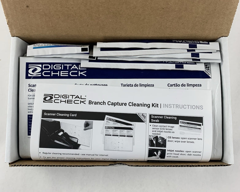 Digital Check Cleaning Kit IS0035 25x Waffletechnology Cards 5x Swabs 2x Wipes