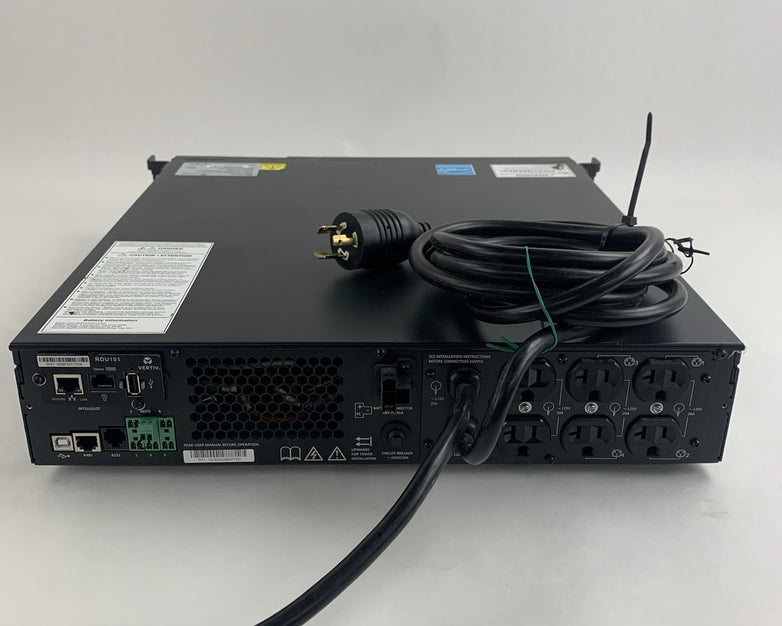 Liebert Vertiv GXT5-2000LVRT2UXL 2000VA 125V Rack UPS Tested Missing Door No Bat