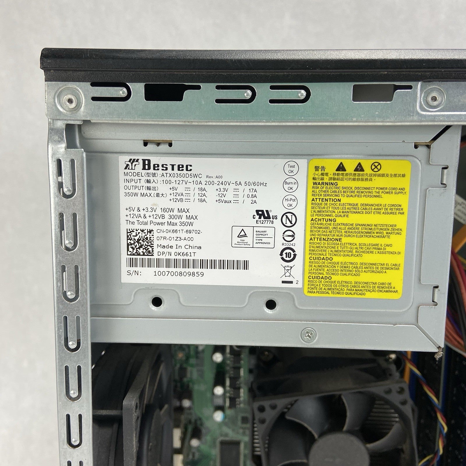 Dell Vostro 430 MT Intel Core i3-540 3.07GHz 4GB RAM No HDD No OS12