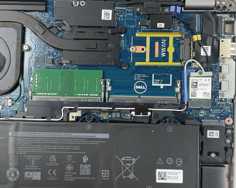 Dell Latitude 5440 14" i5-1345U 4.35 GHz 8 GB RAM No SSD/OS/AC