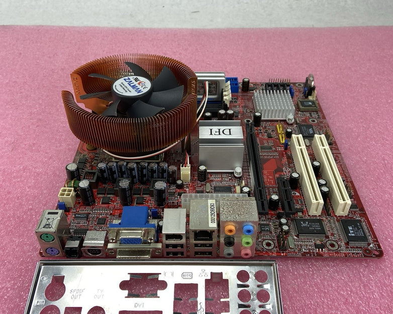 DFI RS482 Infinity Motherboard AMD Athlon 64 x2 Dual Core 2.2GHz 2GB RAM w/IO