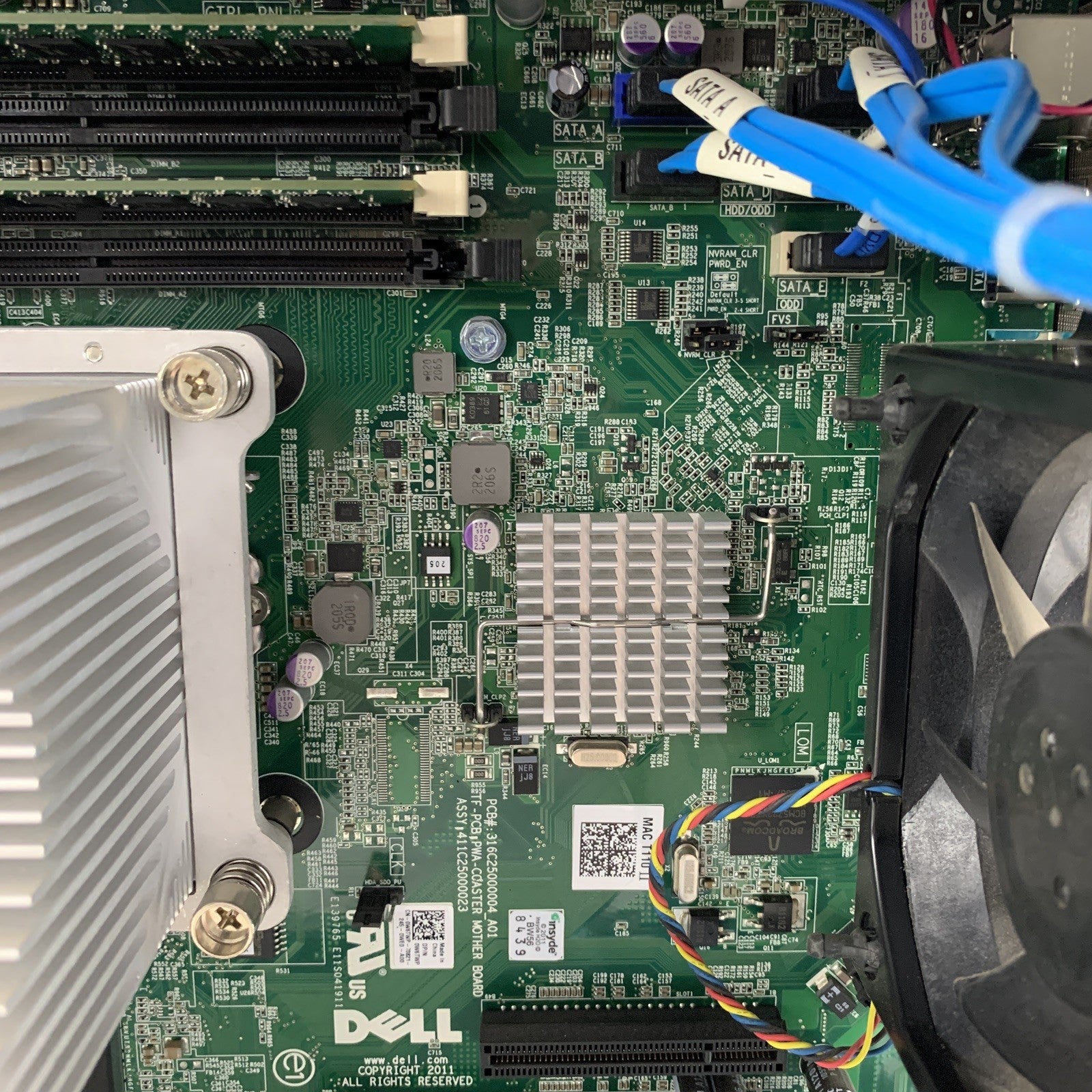 Dell PowerEdge T110 II Server Tower Pentium G620 2.6 GHz 8 GB RAM No OS No HDD