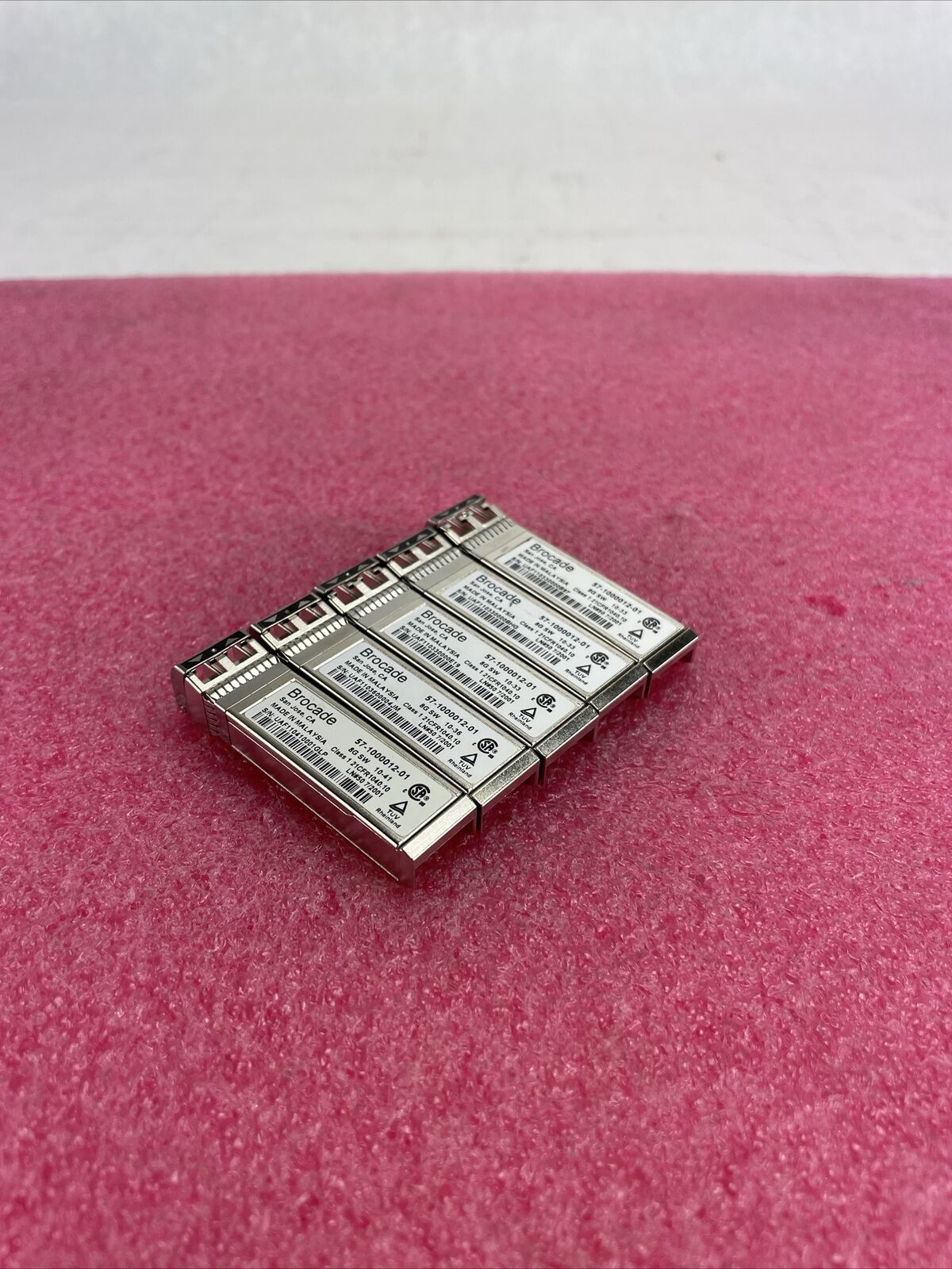5 x Brocade 8G SW 57-1000012-01 8GB 850nm Optical Transceiver SFP Module