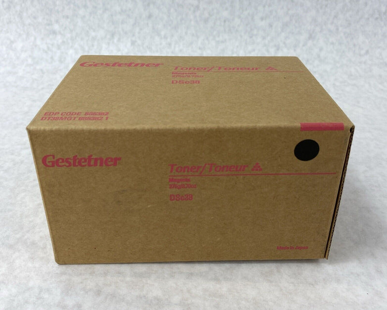 Genuine Gestetner DSc38 Magenta Toner Cassette 275g 9.70oz 885382