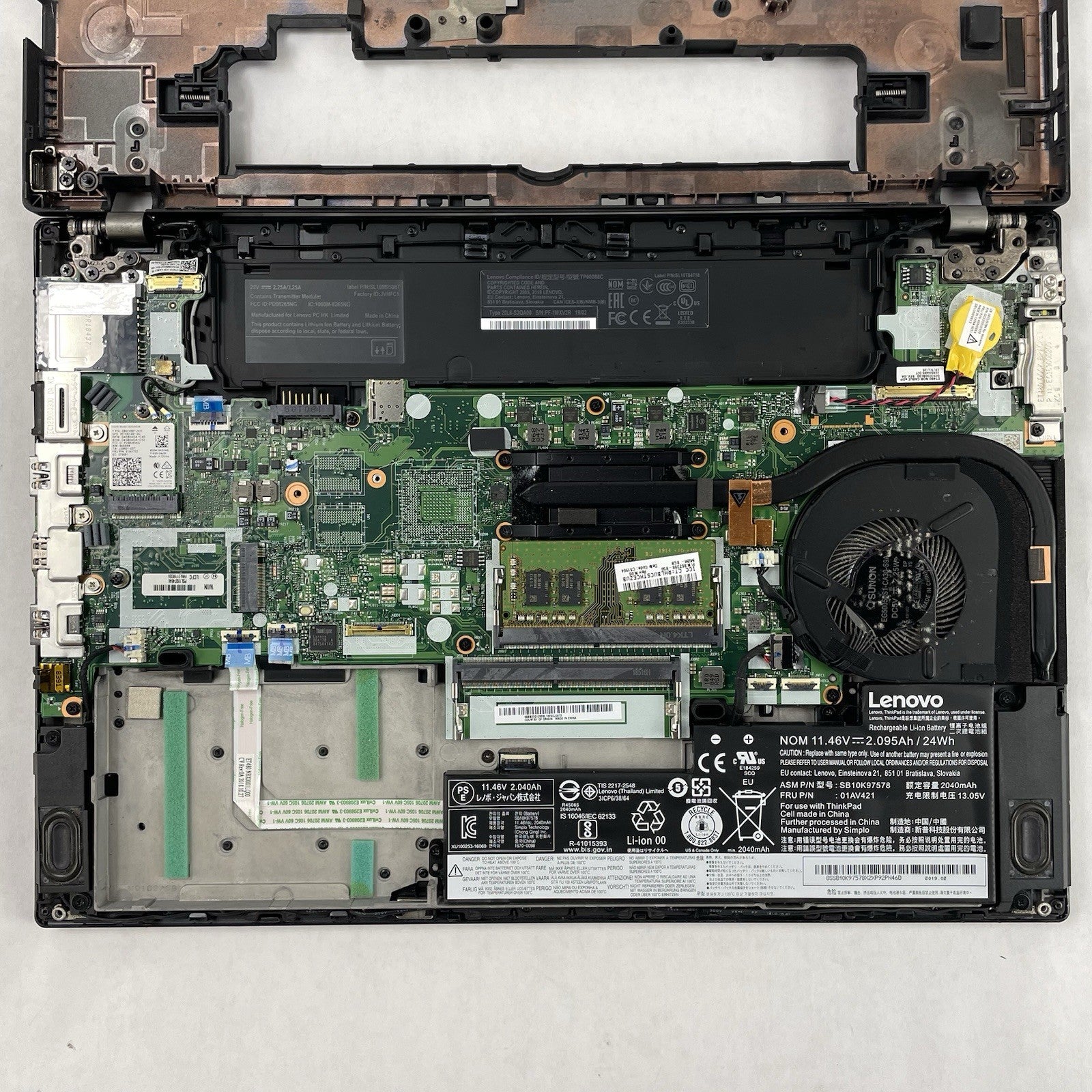 Lenovo ThinkPad T480 14" i5-8350U 1.70 GHz 8 GB RAM No SSD/OS/AC - Bad Bottom18