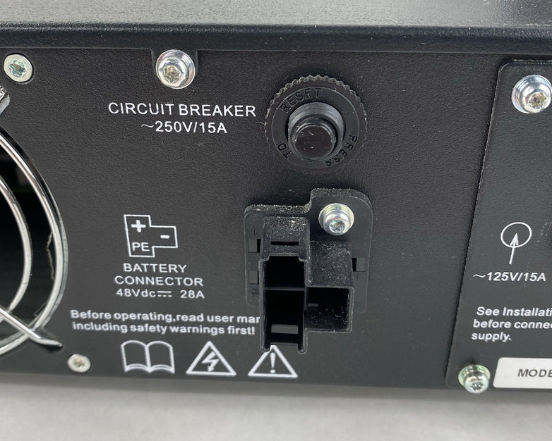 Vertiv Liebert GXT4-1500RT120 Battery Backups Tested - No Batteries Network Card
