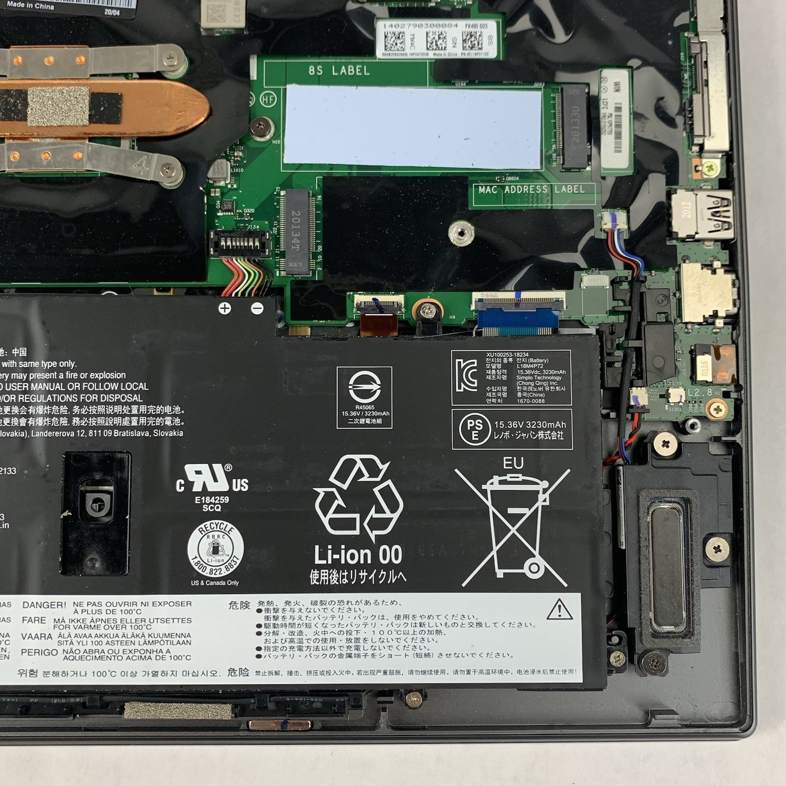 Lenovo ThinkPad X1 Yoga Gen 4 14" Touch i7-8665U 1.90 GHz 16 GB No OS/SSD/AC16
