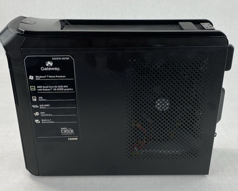 Gateway SX2370-US10P SFF AMD A6-3620 2.20GHz 6GB RAM No HDD No OS