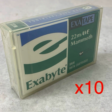 Exabyte Exatape 22m AME Mammoth 8mm Data Cartridges Lot of 10