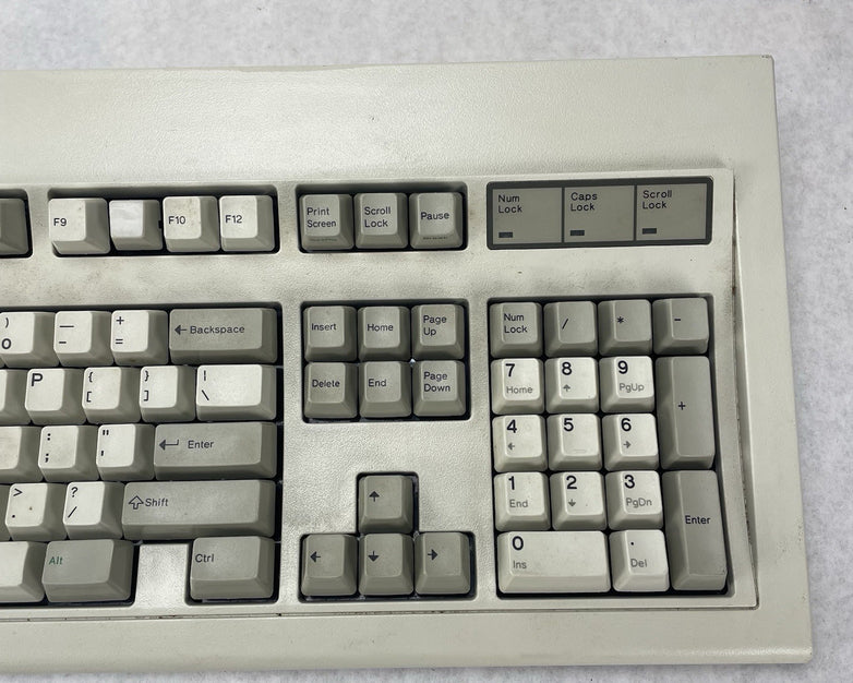 1995 IBM Model M Clicky Mechanical Keyboard 92G7453 Lexmark Missing Keycaps