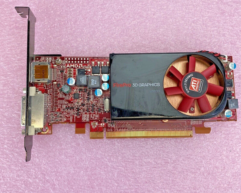 ATI 102C0210612 FirePro V3800 512MB DisplayPort DVI PCIe GPU (Lot of 2)