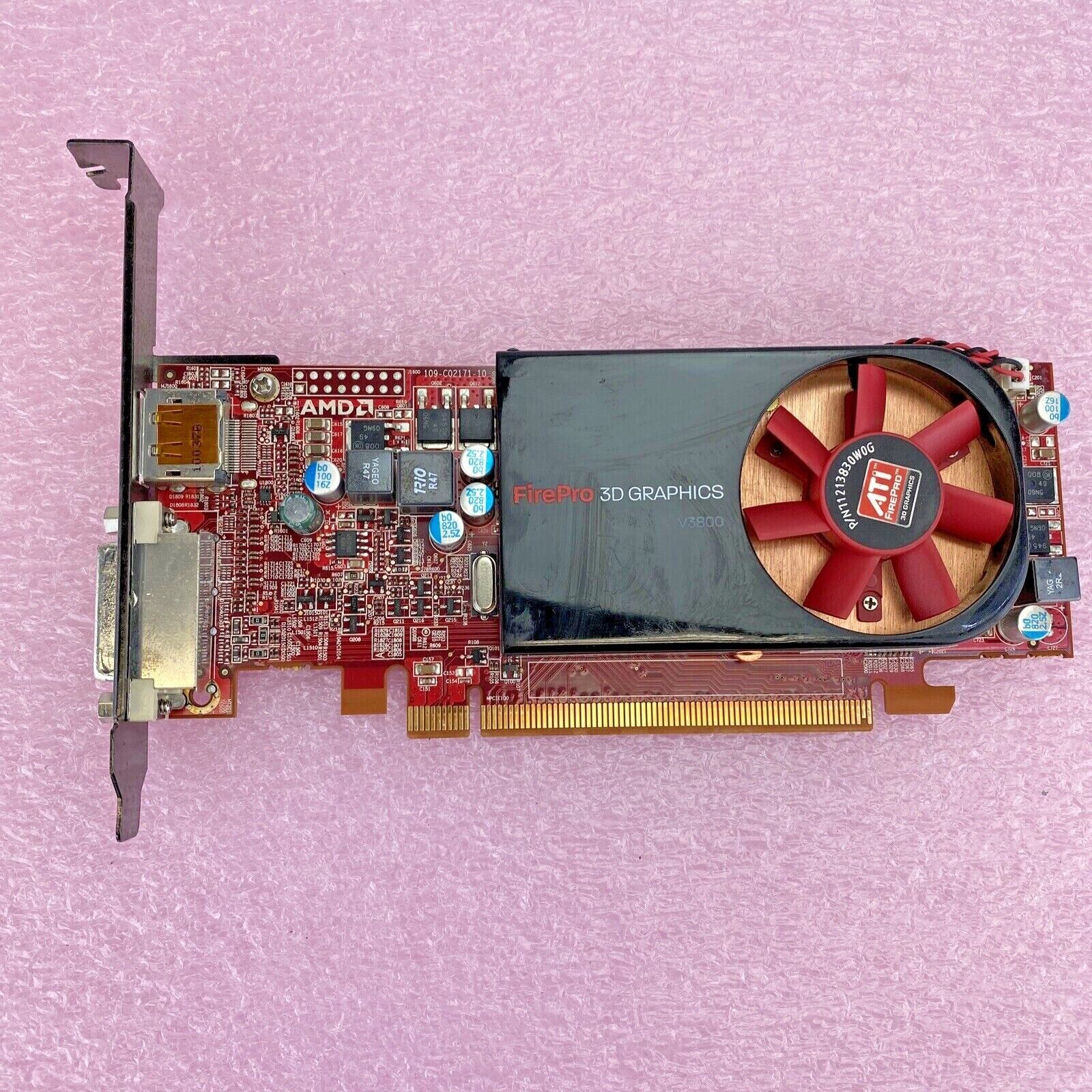 ATI 102C0210612 FirePro V3800 512MB DisplayPort DVI PCIe GPU (Lot of 2)