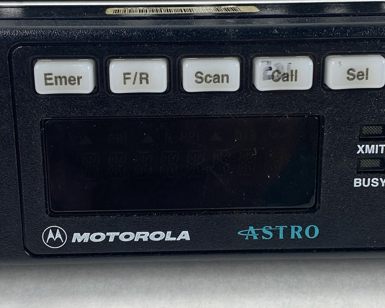 Motorola MHLN6432E Astro Spectra W4 Rear Control Head Untested