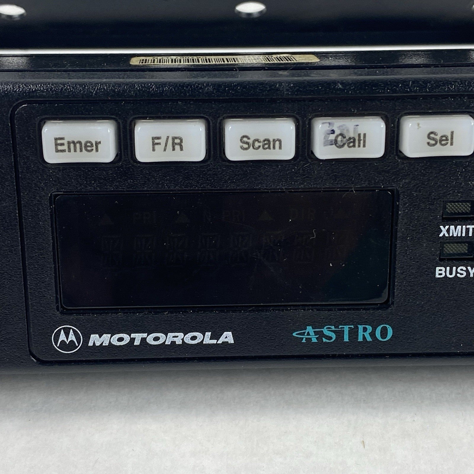 Motorola MHLN6432E Astro Spectra W4 Rear Control Head Untested
