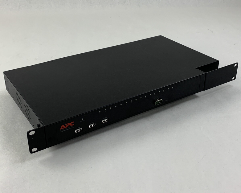 APC KVM0216A KVM USB 2G Enterprise Analog 2 Local Users 16 Ports Tested
