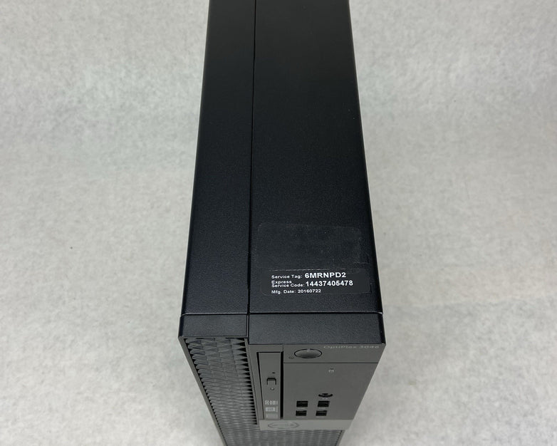 Dell Optiplex 3046 SFF Intel Core i3-6100 3.7GHz 8GB RAM No HDD No OS
