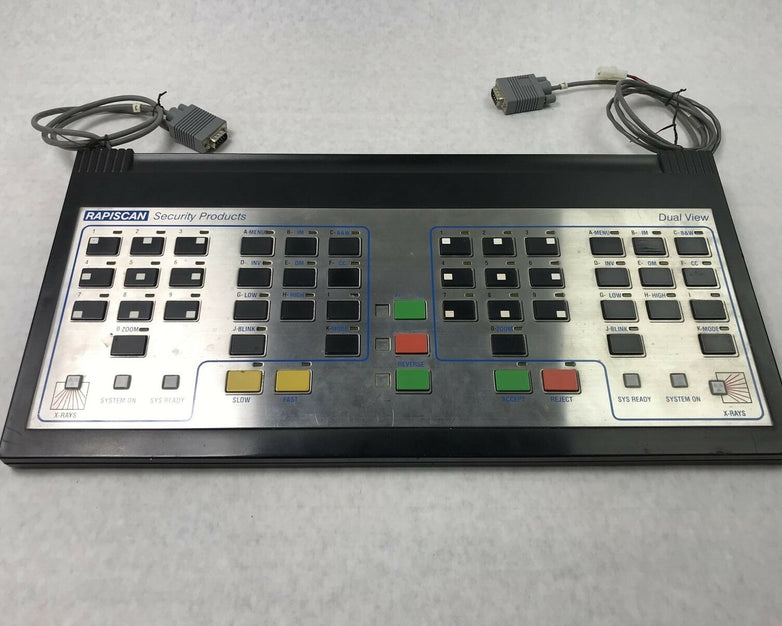 Rapiscan TA66164 Security Products Dual Vision Control Panel Untested