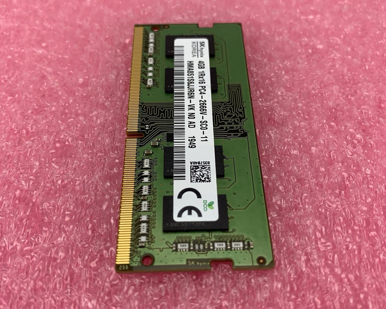 SK Hynix HMA851S6JJR6N-VK PC4-2666V-SC0-11 4GB 1Rx16 Desktop Memory RAM Lot of 2