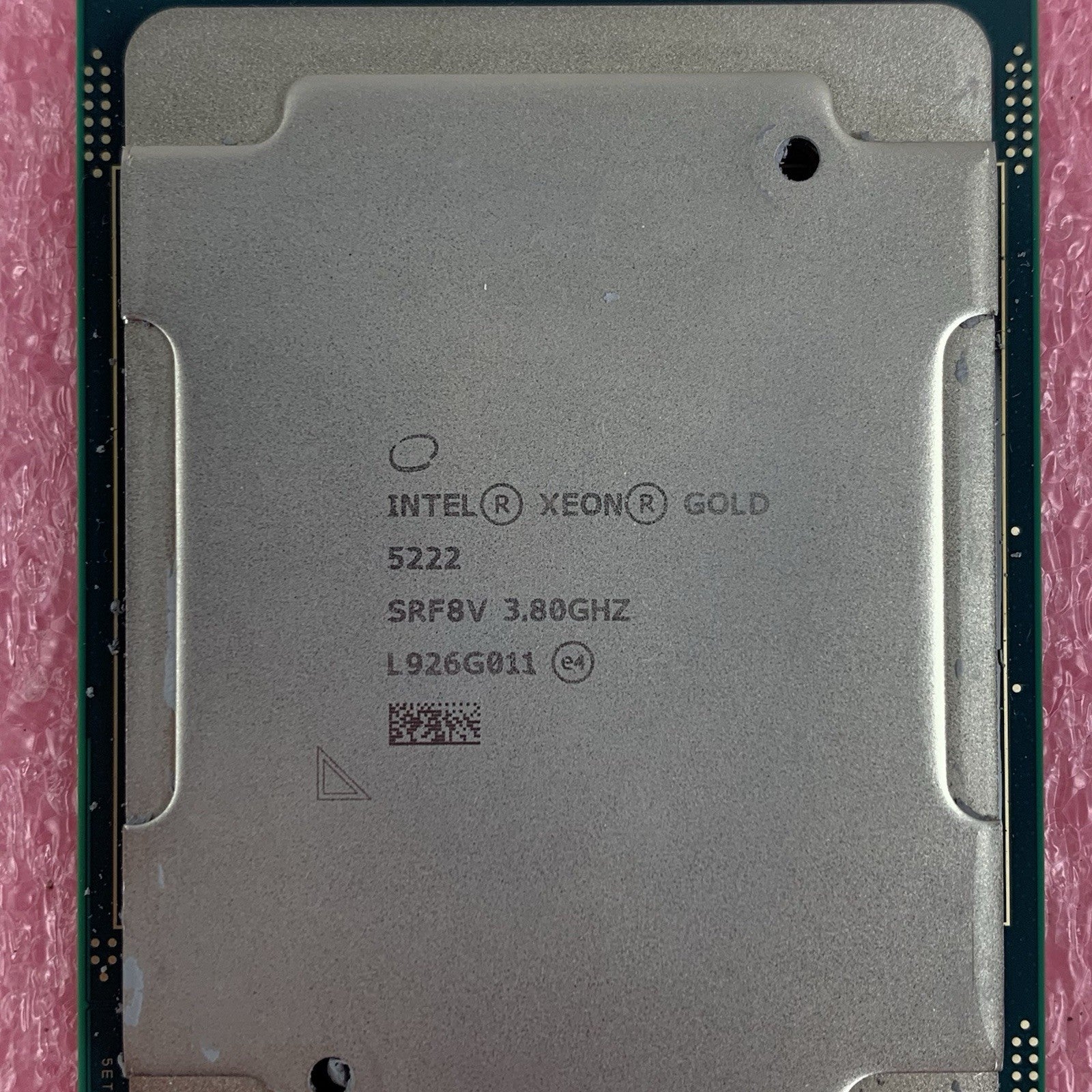 Intel Xeon Gold 5222 4-Core 3.80 GHz 16.5MB LGA3647 Processor SRF8V Tested2