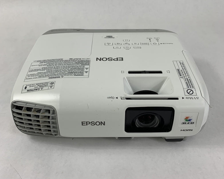 Epson PowerLite 98H H687A LCD Lamp Projector 3399 Lamp Hours - No Remote