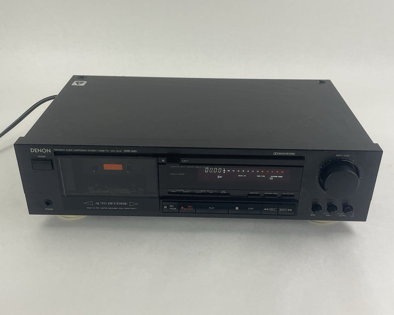 Denon Vintage Precision Component Stereo Cassette Deck Model No:  DRR-680