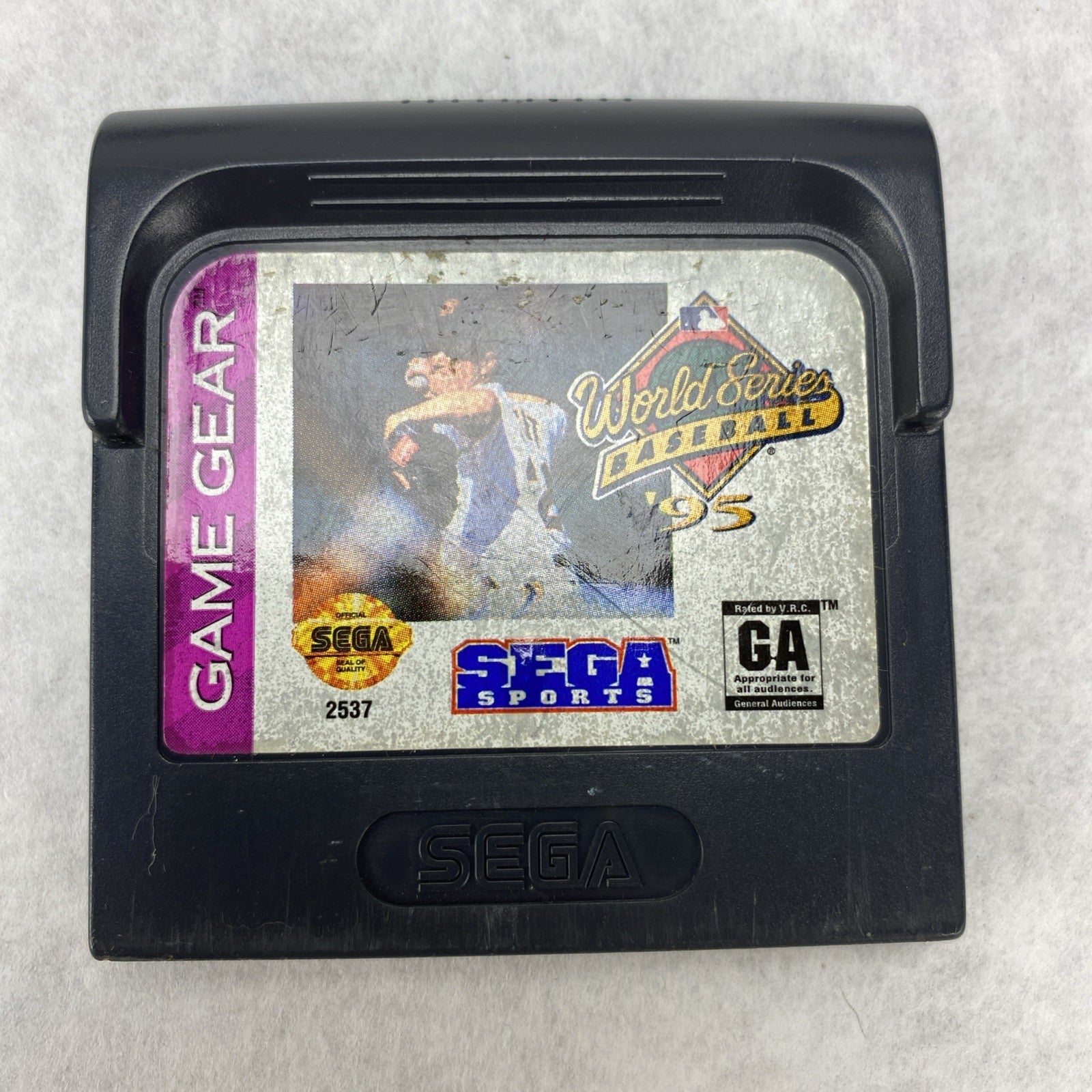 Sega Game Gear Console With World Series Baseball '95 Game And AC-DC Adaptor7