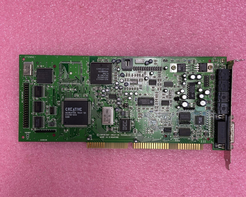 Creative Labs SoundBlaster 16 Pro CT2950 ISA Audio Card