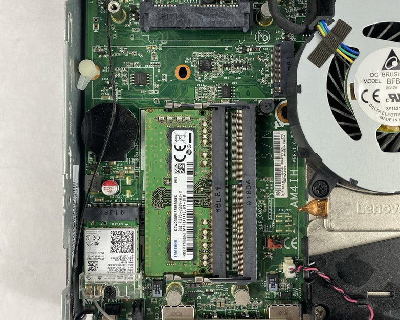 Lenovo ThinkCentre M715q Micro Ryzen 5 Pro 2400GE 3.2GHz 1x8GB RAM No HDD/OS/AC