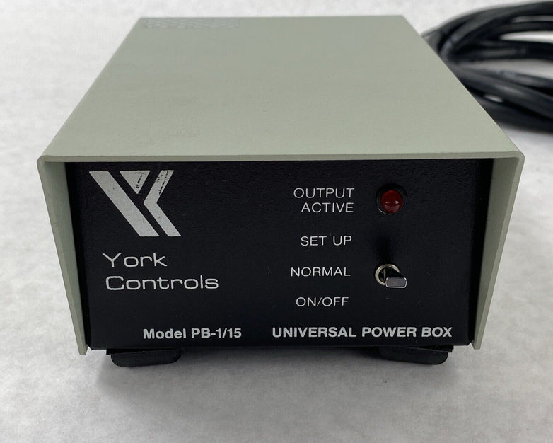 York Controls PB-1/15 Universal Power Box 120VAC 50/60 Hz 10A