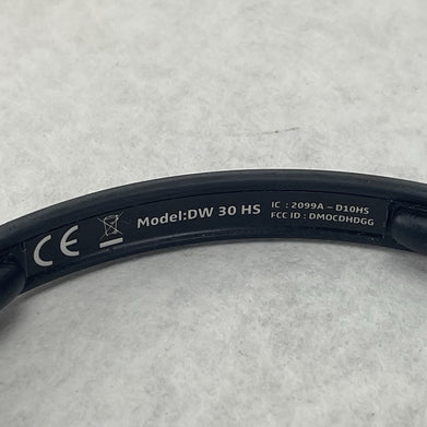 Sennheiser DW 30 HS Black Headband Headsets Untested No Dock