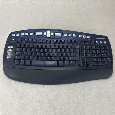 Microsoft Keyboard Elite for Bluetooth 1002 WUT0380 Blue Multimedia Tested