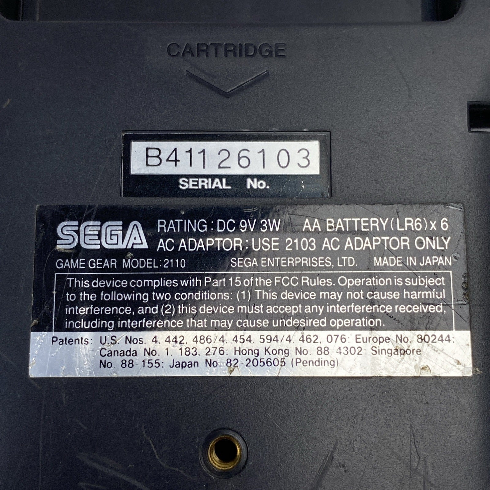 Sega Game Gear Console With World Series Baseball '95 Game And AC-DC Adaptor6
