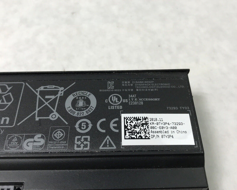 (Lot of 4) Genuine Dell TY3P4 11.1V Laptop Battery Rechargeable Li-ion Battery