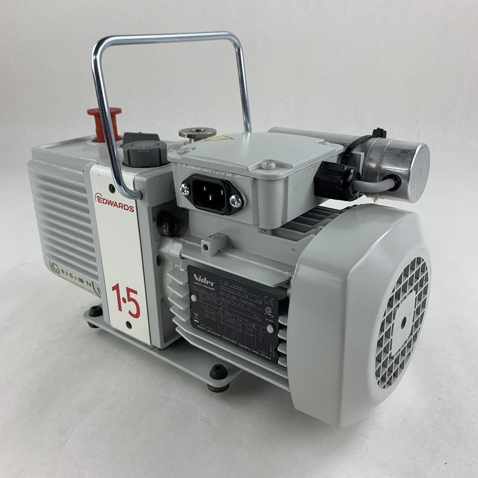 Edwards Model E2M1.5 Vacuum Pump Parts and Repair Oil Drained