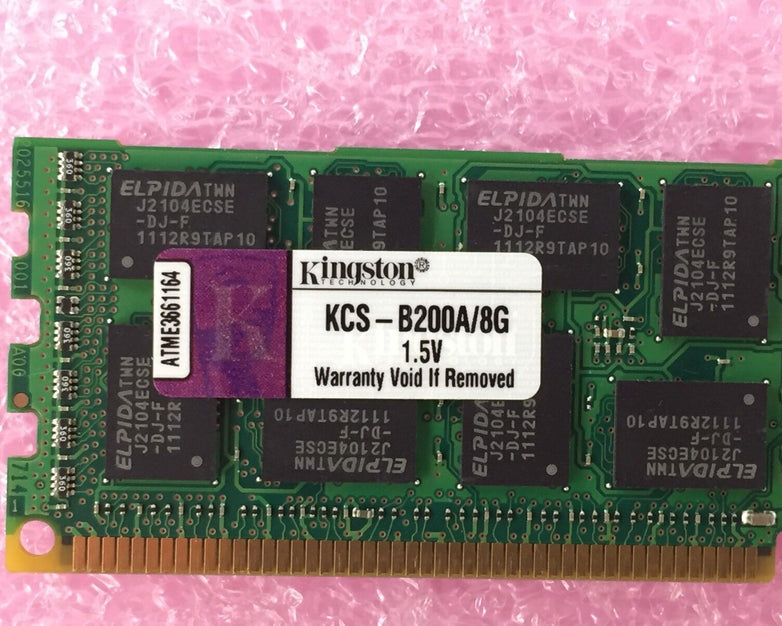 Kingston 8GB 240-Pin DDR3 SDRAM DDR3 1333 (PC3 10600) KCS-B200A/8G