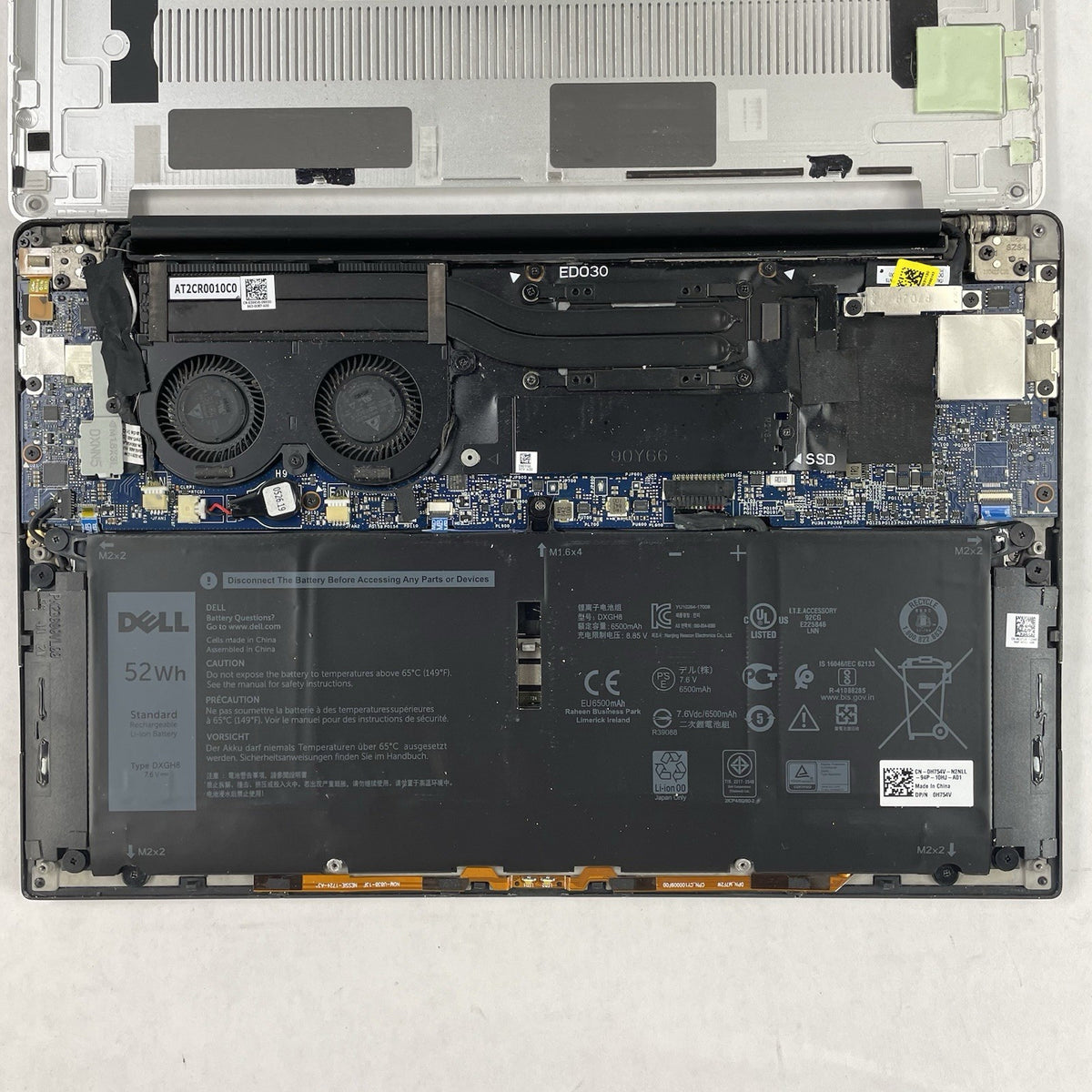 Dell XPS 13 9380 13.3" i5-8265U 1.60 GHz 8 GB RAM No SSD/OS/OS/AC18