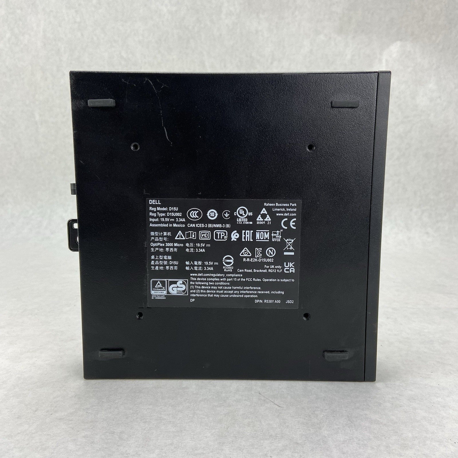 Dell Optiplex 3000 Micro Intel Core i5-12500T 4.4GHz 16GB RAM w/AC No HDDOS4
