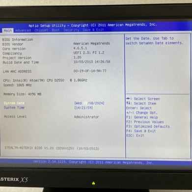 PioneerPOS AsterixTouch-X5 15" AIO Intel Atom D2250 1.86GHz 4GB RAM No HDD