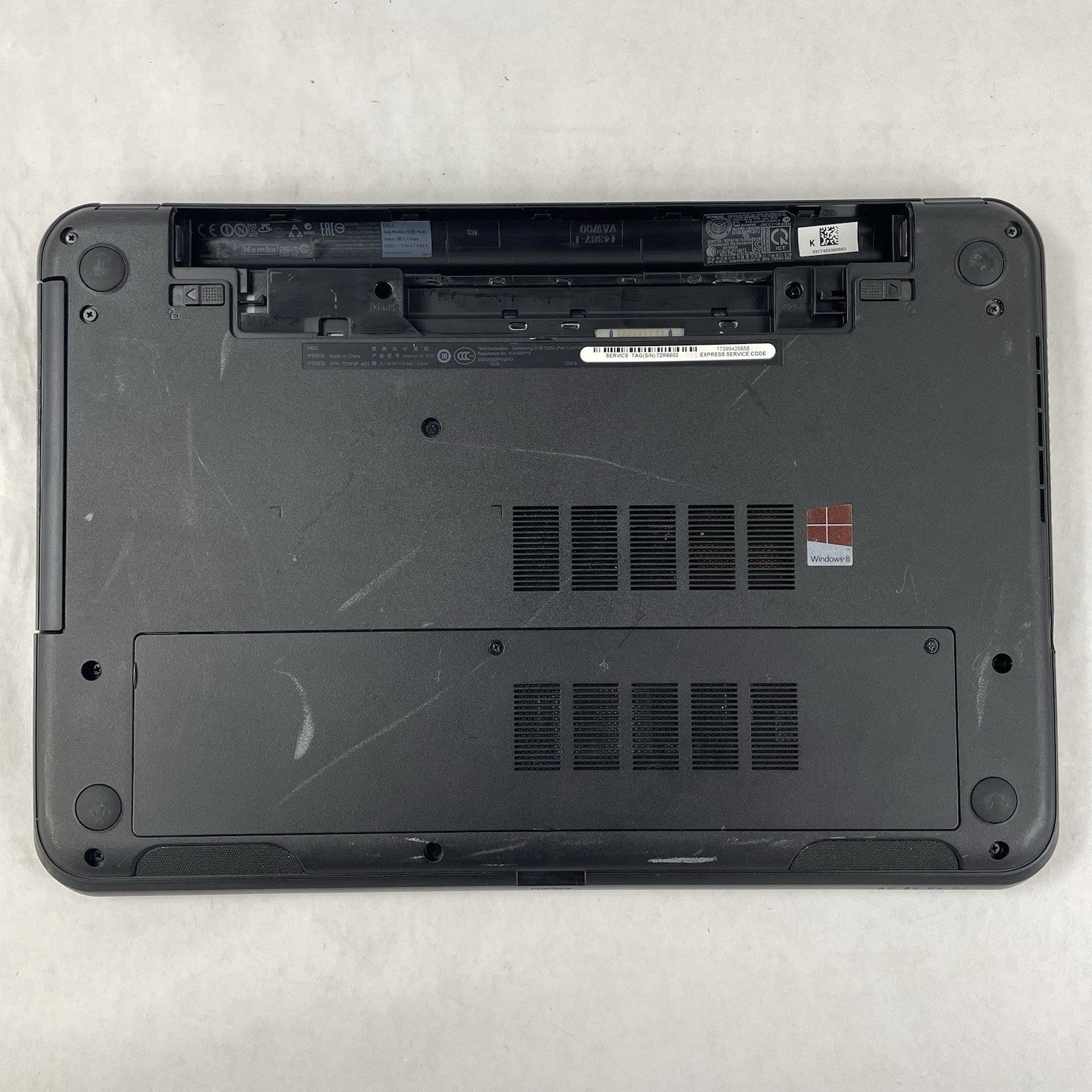 Dell Inspiron 3537 15.6" i3-4010U 1.70 GHz 8 GB RAM No SSD/OS/AC13