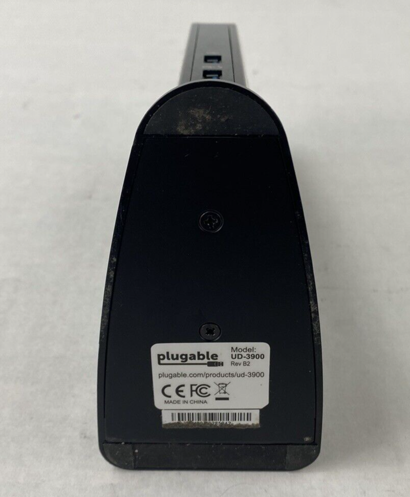 Lot of 3 Plugable UD-3900 USB 3.0 Universal Docking Station Untested