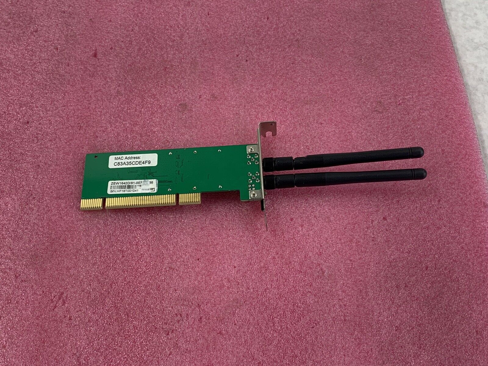 Zonet 802.11 Wireless PCI Adapter Zew16420
