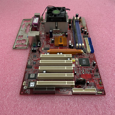 ECS PC Chips M848A Motherboard AMD Athlon XP 1.25GHz 1GB RAM w/IO