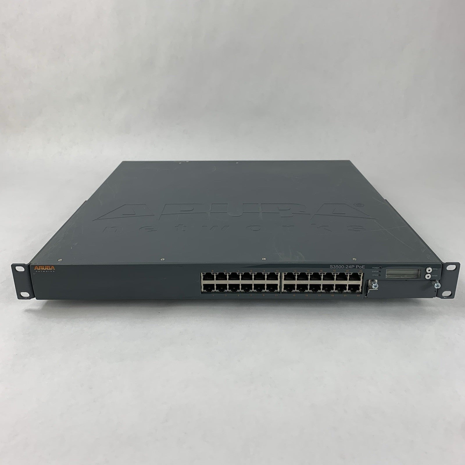 Aruba Networks S3500-24P 24-Port Gigabit PoE Ethernet Tested Reset1