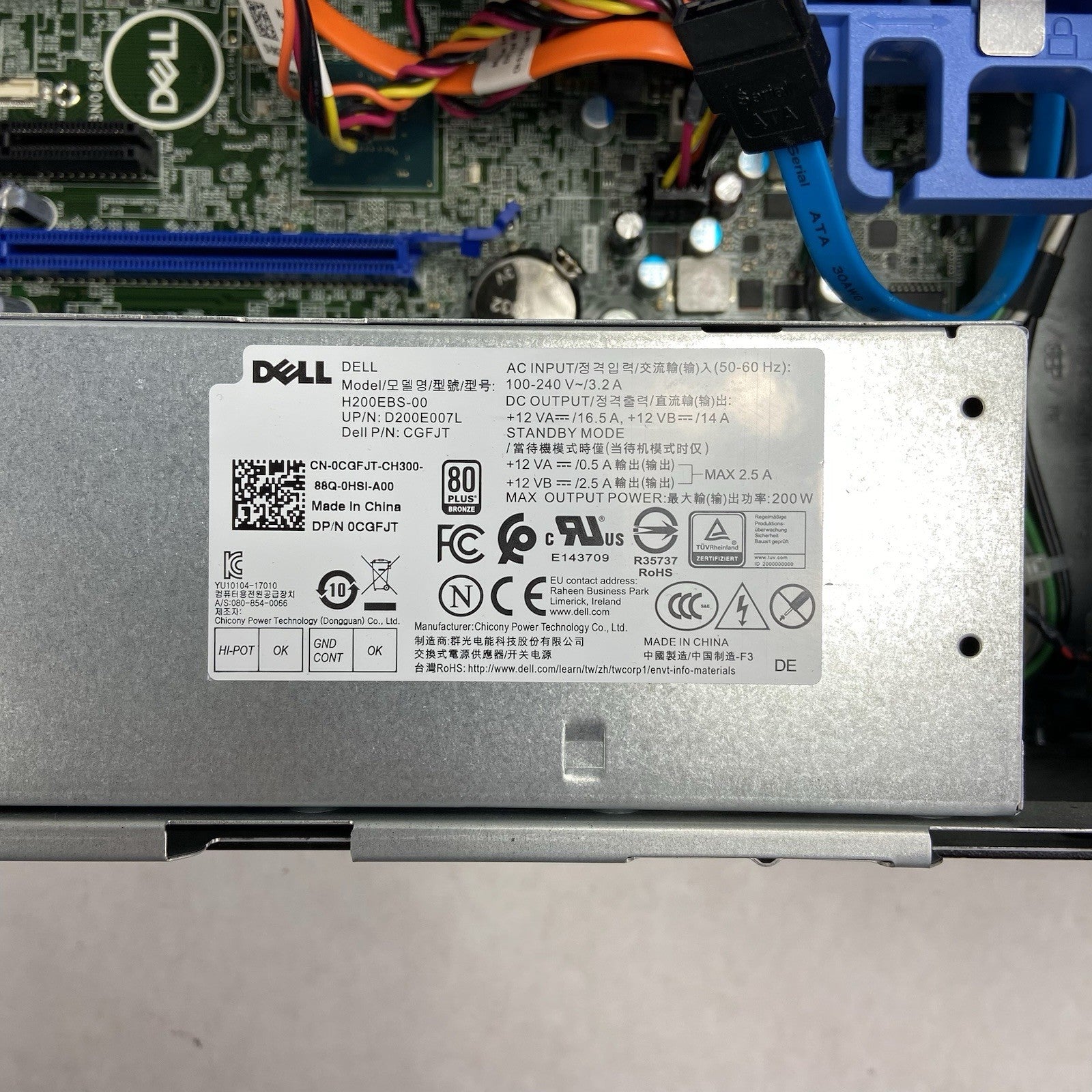 Dell Optiplex 7060 SFF Intel Core i5-8600 3.1GHz 8GB RAM No HDD No OS10