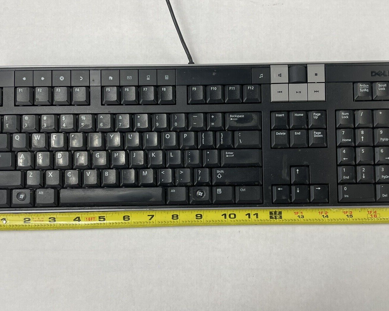 Dell Y-U0003-DEL5 USB Multimedia Keyboard W/ 2 USB Ports U473D Lot of 5