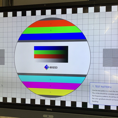 BenQ RP704k 70” 4K Interactive Flat Panel Display Tested Slight Burn-In Shadow