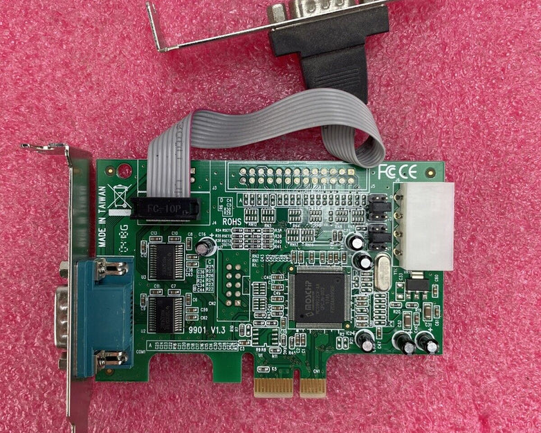 Startech 2 Port PCIe RS-232 Serial Card Low Profile PEX2S952LP 16950 UART