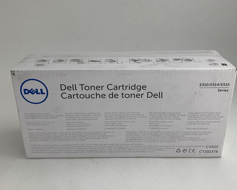 Dell CVXGF Black Toner E310 E514 E515 Printer 2RMPM Genuine OEM New Box Sealed