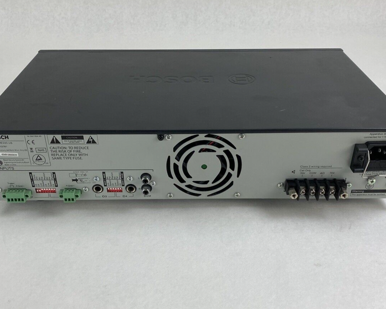 Bosch PLE-1ME120-US Plena 120 Watt 4-Channel Mixer Amplifier Tested